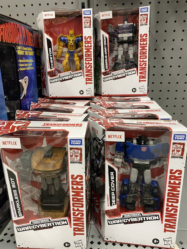 Netflix Transformers Deseeus Army Drone, Sparkless Bot, Cheetor, Deep Cover More Sighings  (1 of 2)